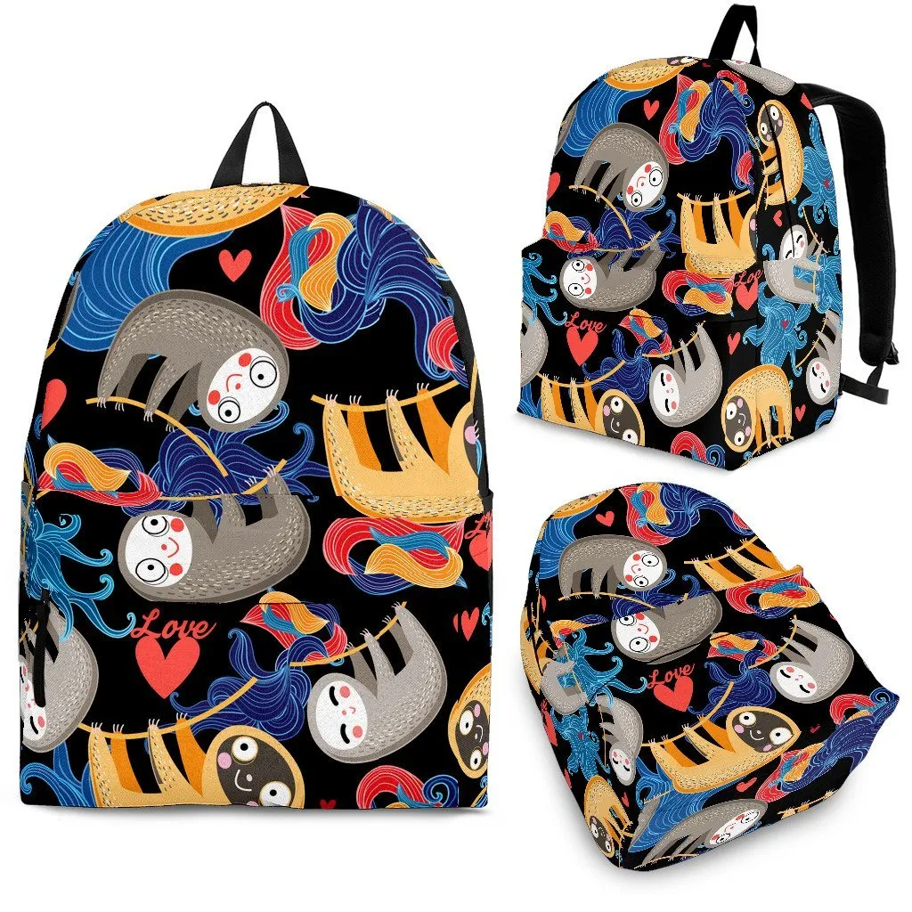 Sloth Backpack-Cute Sloth Gifts for Sloth Lovers, Kids, Teens