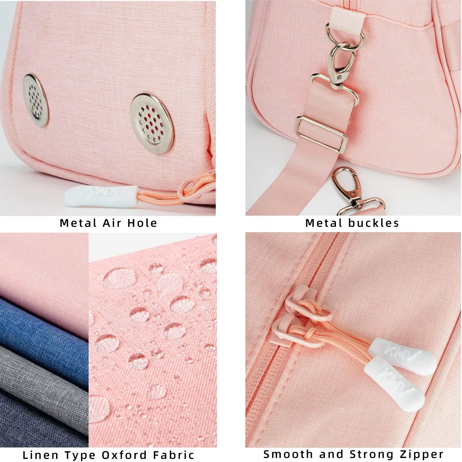 Small Carry On Duffle bag for Women,Overnight Weekender Bag for Gym Travel and Dance with Independent Shoulder Strap and Shoe Compartment Pink