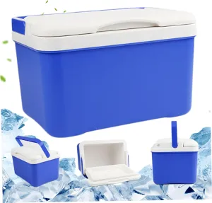 Small Cooler, 6L Camping Cooler with Handle, Portable Insulated Coolers, Portable Hard Cooler for Beach, Picnic, Camping, Tailgating, Groceries & Boating