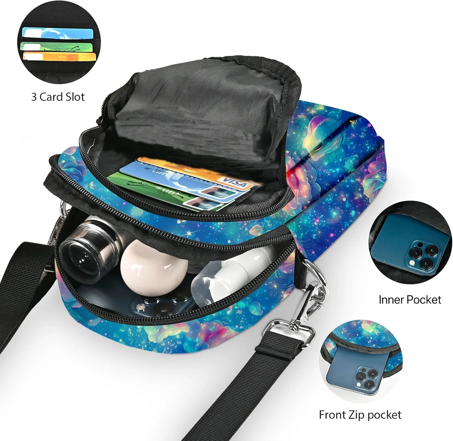 Small Crossbody Bag for Women Cell Phone Purse with Adjustable Strap Shoulder Purse Travel Wallet Bag