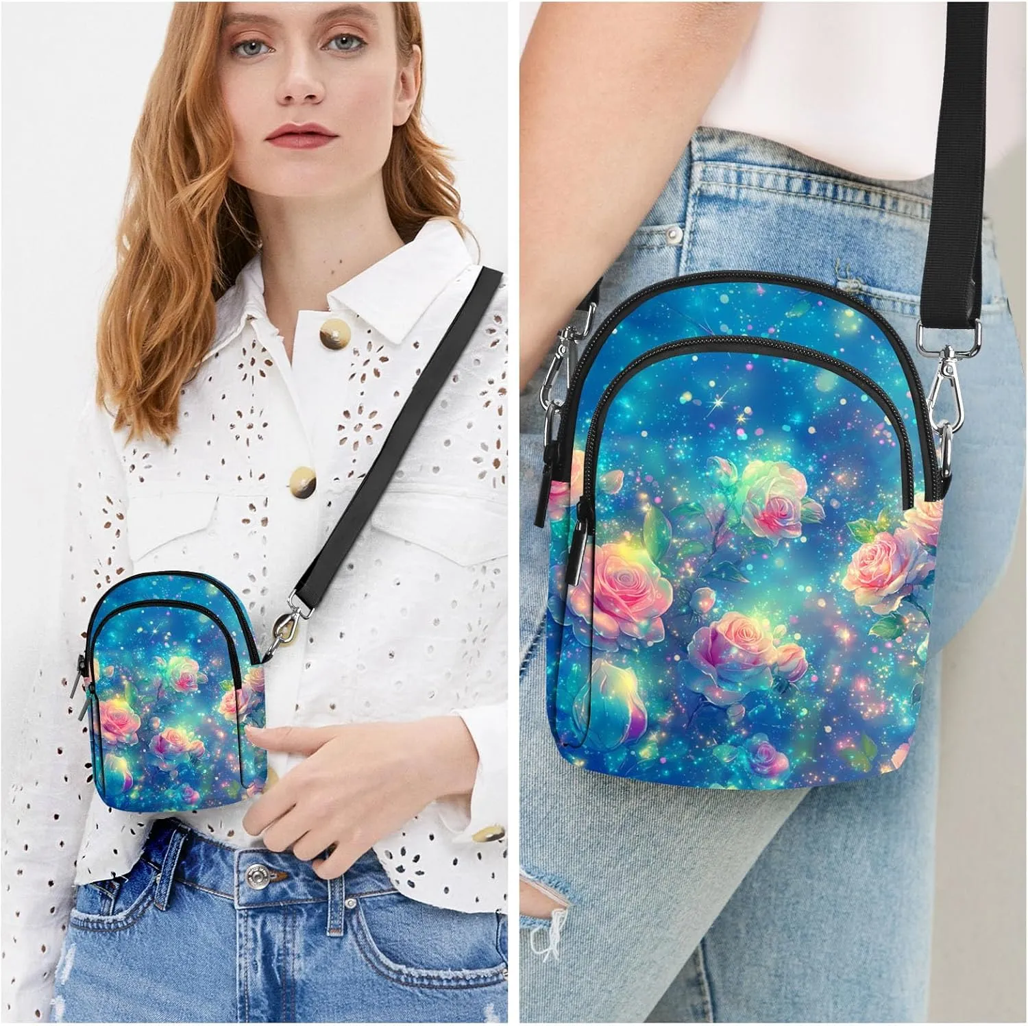Small Crossbody Bag for Women Cell Phone Purse with Adjustable Strap Shoulder Purse Travel Wallet Bag