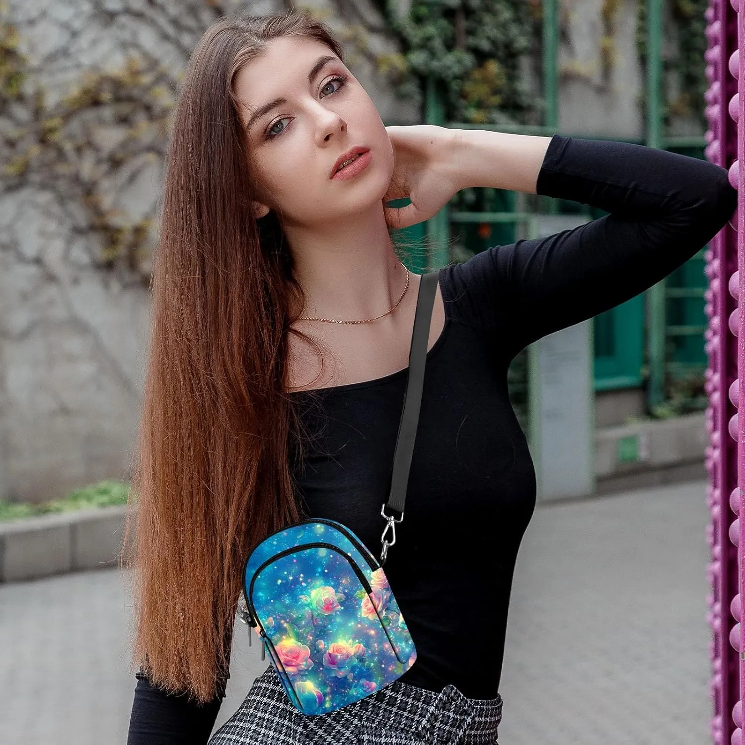 Small Crossbody Bag for Women Cell Phone Purse with Adjustable Strap Shoulder Purse Travel Wallet Bag