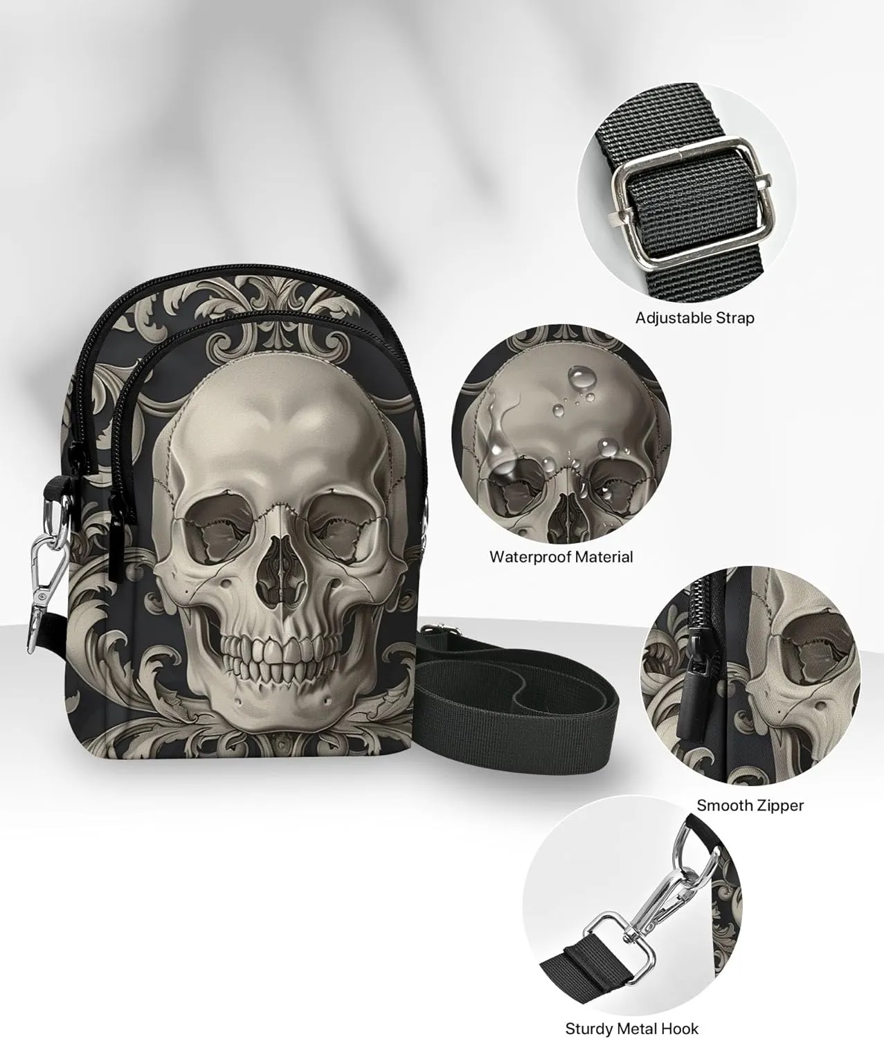 Small Crossbody Bags for Women Casual Cell Phone Purse Lightweight Crossbody Purses Fashion with Adjustable Strap