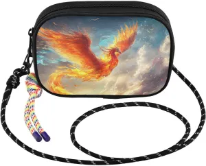 Small Crossbody Bags Phoenix Fly Cloud for Women Cell Phone Purses Shoulder Bag Handbag with Adjustable Strap