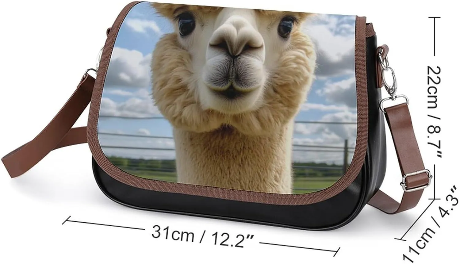 Small Crossbody Handbags Pu Leather Purse Travel Shoulder Bag with Adjustable Strap