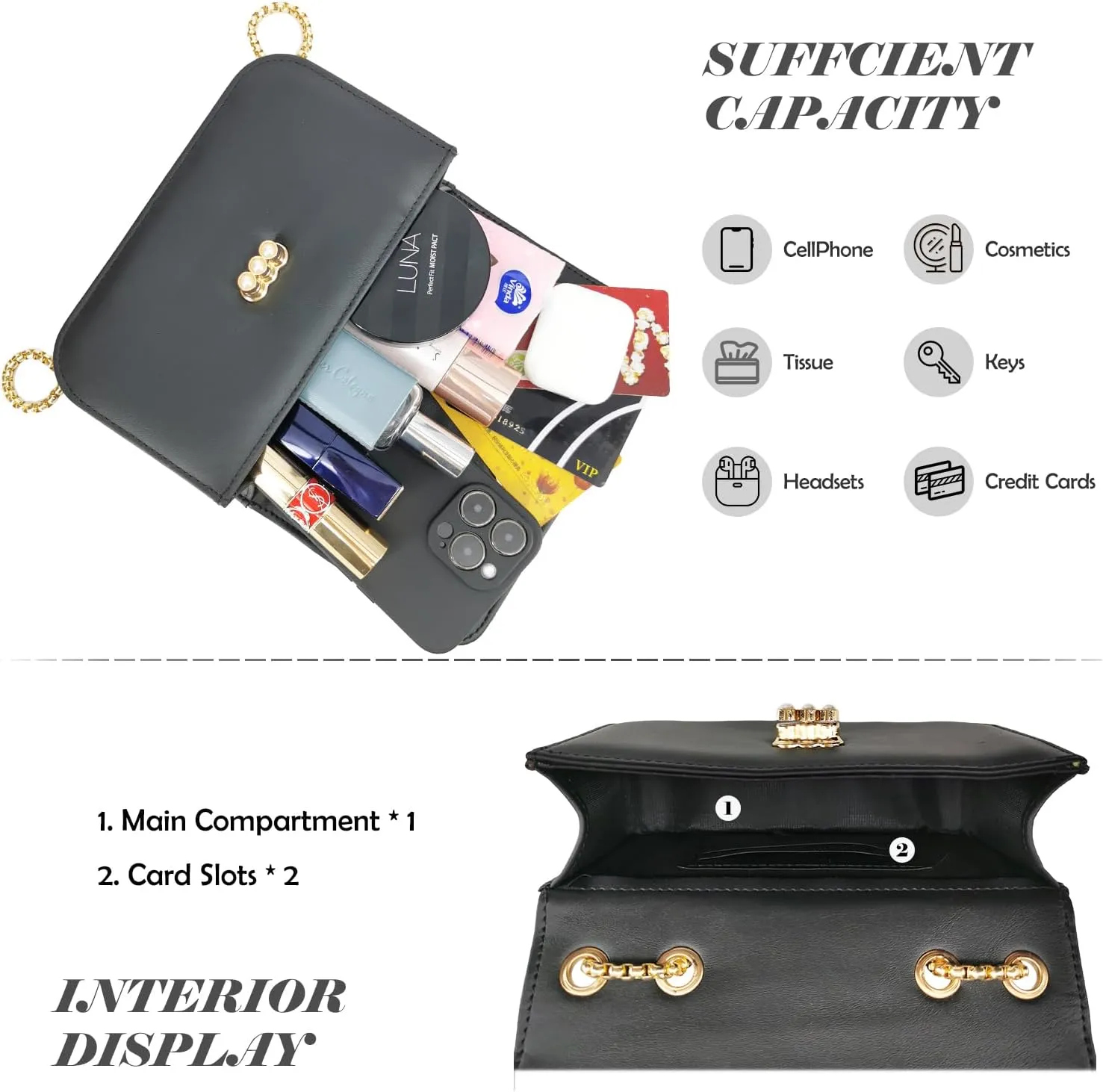 Small Shoulder Bags for Women with Chain Strap,Mini Quilted Embroidery Purses for Women