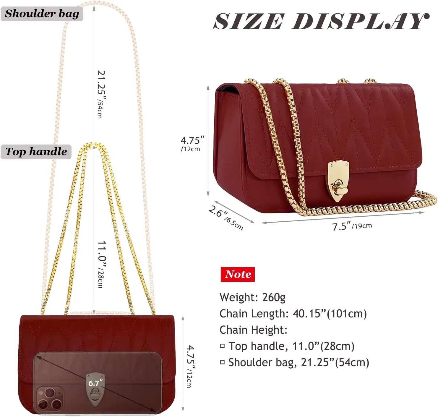 Small Shoulder Bags for Women with Chain Strap,Mini Quilted Embroidery Purses for Women