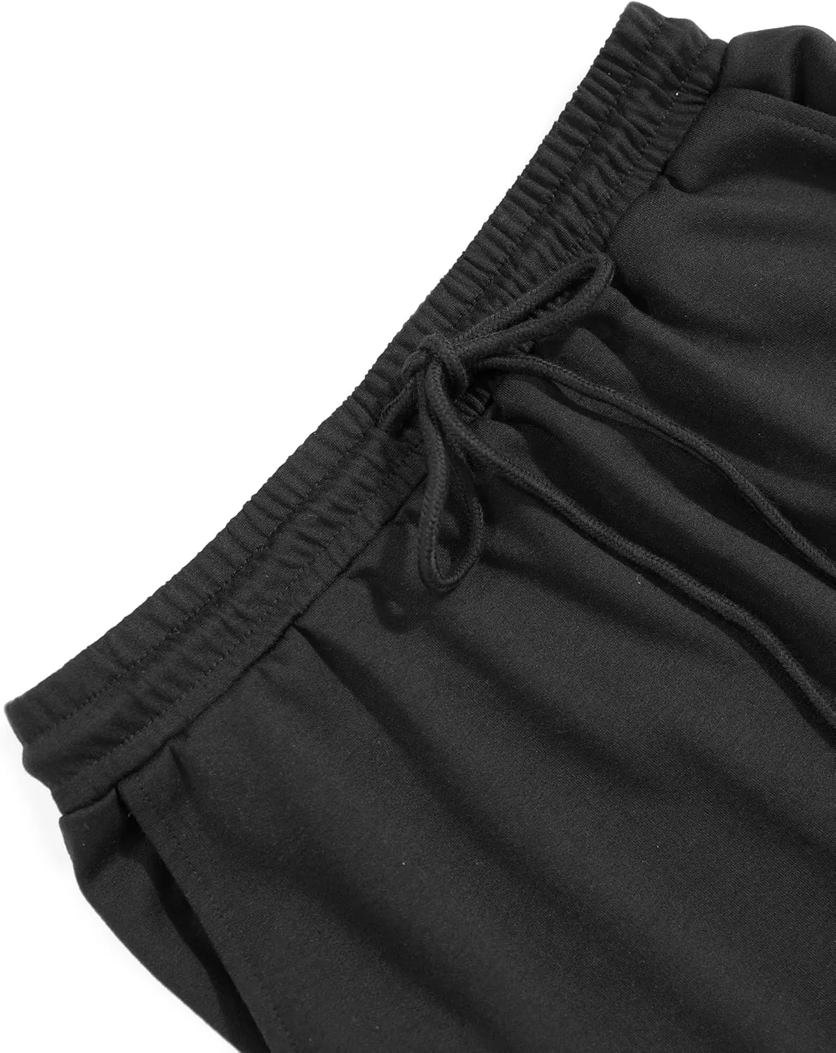 SOFIA'S CHOICE Women's Midi Skirt Drawstring High Waist Slit Skirts with Pockets