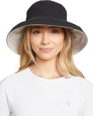 Solbari Women's Holiday Sun Hat UPF 50 , Packable Breathable with Wide Brim, Adjustable Fit, UV Protection for Travel & Beach