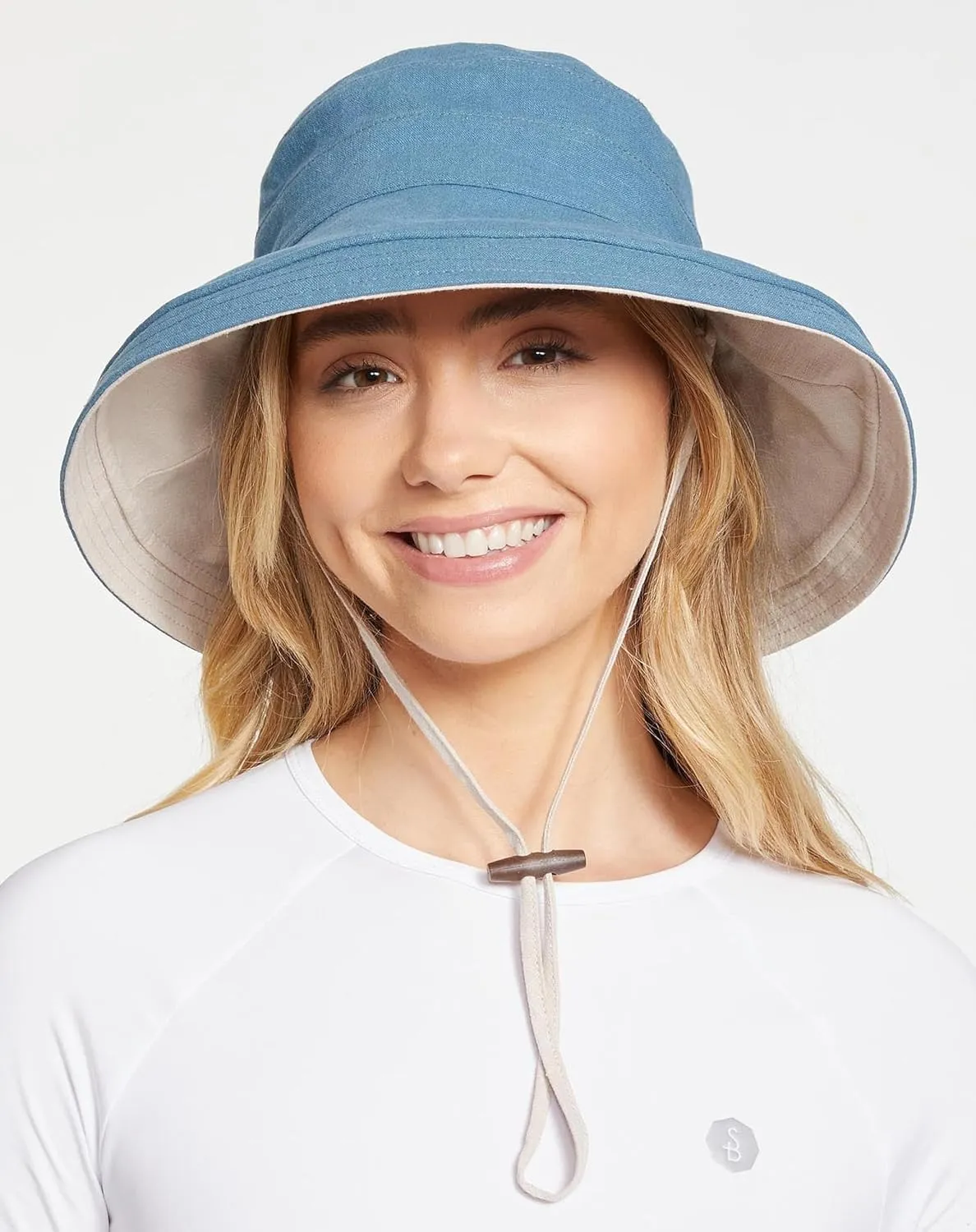 Solbari Women's Holiday Sun Hat UPF 50 , Packable Breathable with Wide Brim, Adjustable Fit, UV Protection for Travel & Beach