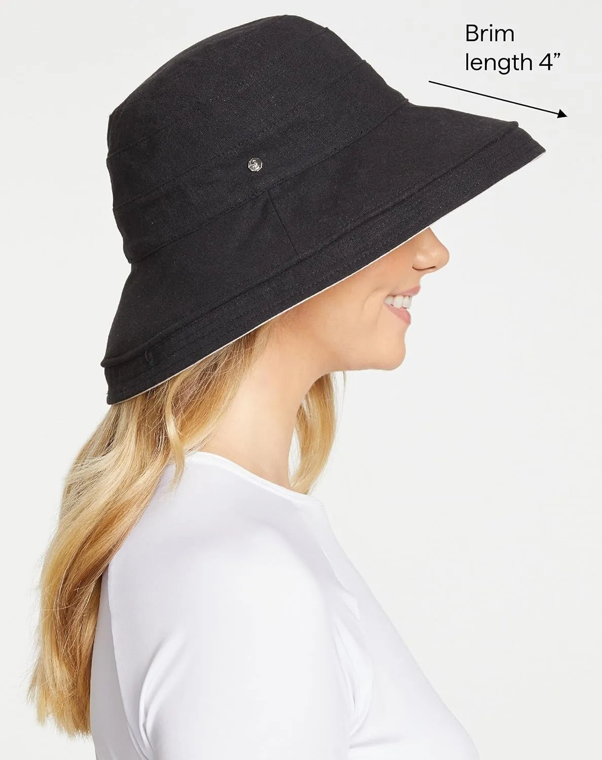Solbari Women's Holiday Sun Hat UPF 50 , Packable Breathable with Wide Brim, Adjustable Fit, UV Protection for Travel & Beach
