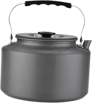 Sosoport Portable Outdoor Kettle Pot Compact Camping Tea Kettle Heat-insulated Handle Lightweight Design for Easy Carrying Quick Boil for Tea and Water for Camping and Outdoor Use