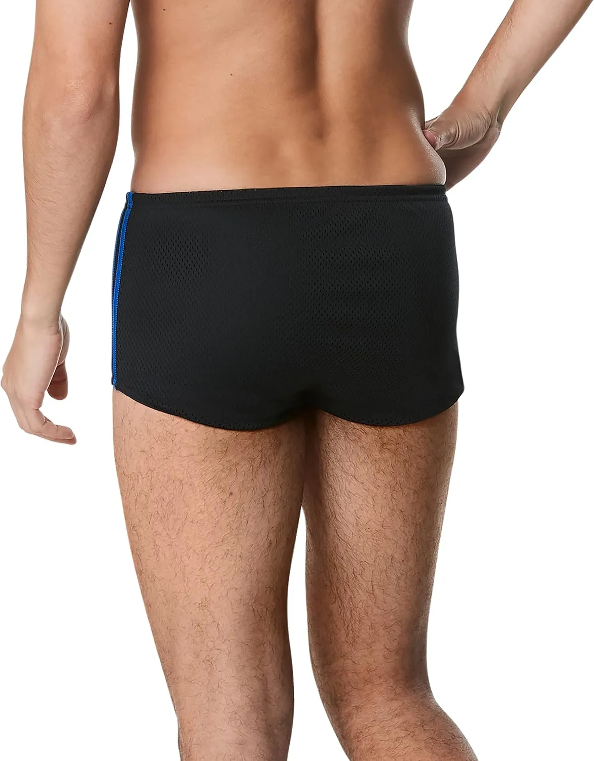 Speedo Men's Swimsuit Square Leg Poly Mesh Training Suit