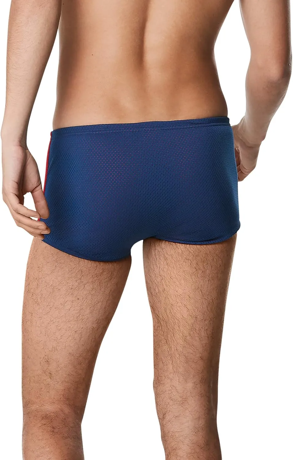 Speedo Men's Swimsuit Square Leg Poly Mesh Training Suit
