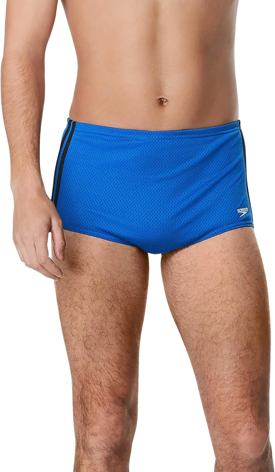 Speedo Men's Swimsuit Square Leg Poly Mesh Training Suit