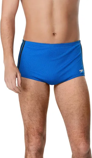 Speedo Men's Swimsuit Square Leg Poly Mesh Training Suit