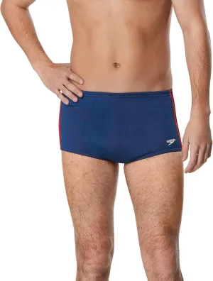 Speedo Men's Swimsuit Square Leg Poly Mesh Training Suit
