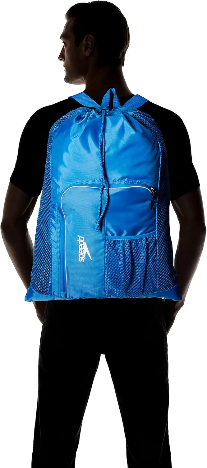 Speedo Unisex-Adult Drawstring Deluxe Ventilator Mesh Equipment Bag