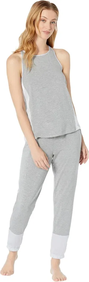 Splendid womens Panel Tank and Jogger Set