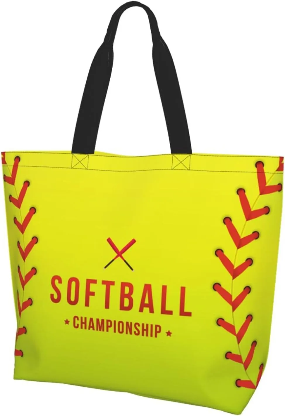 Sport Soccer Large Tote Bag Simple Casual Portable Shoulder Bags Reusable Grocery Handbag For Women Gym Travel