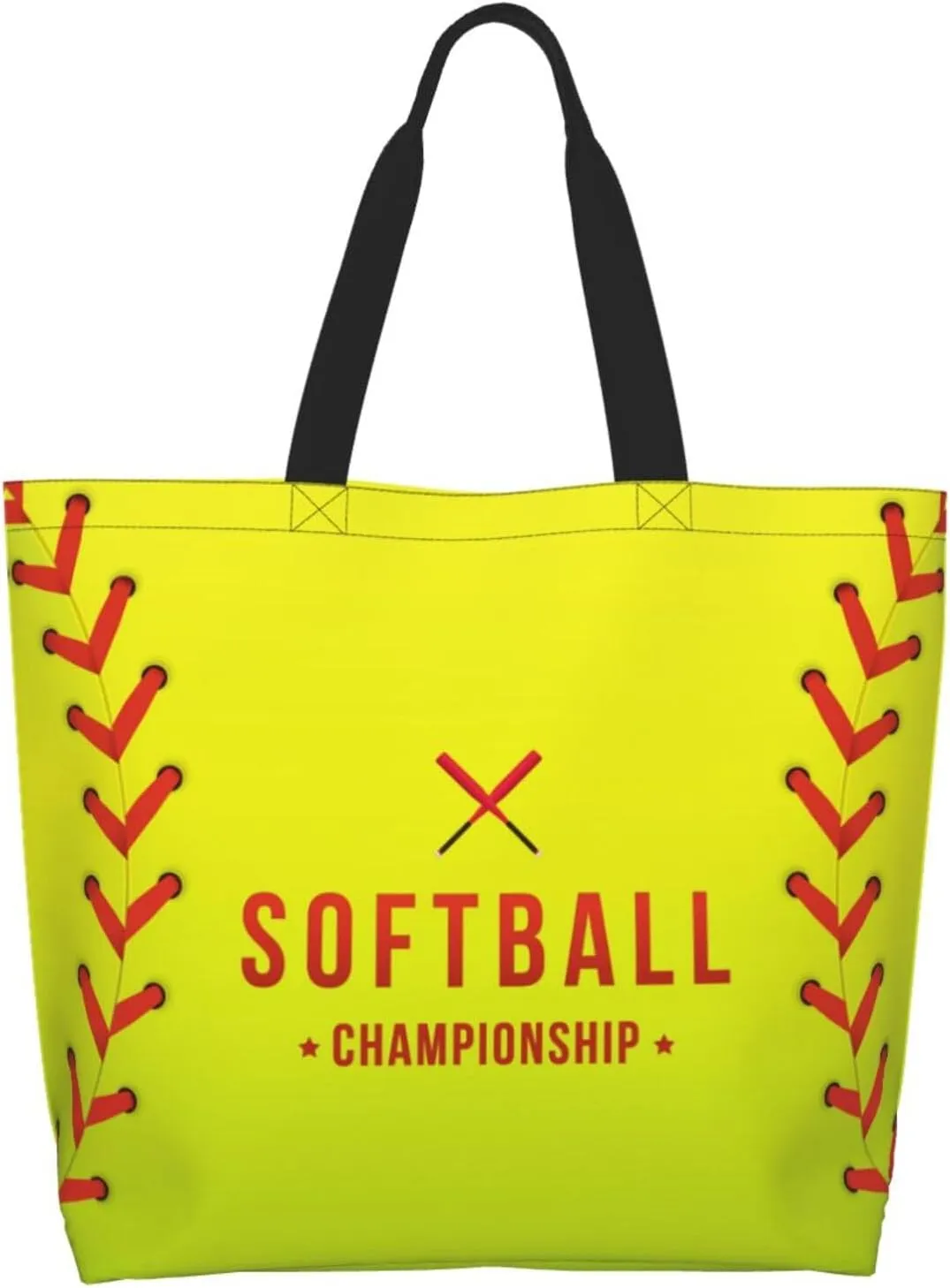 Sport Soccer Large Tote Bag Simple Casual Portable Shoulder Bags Reusable Grocery Handbag For Women Gym Travel
