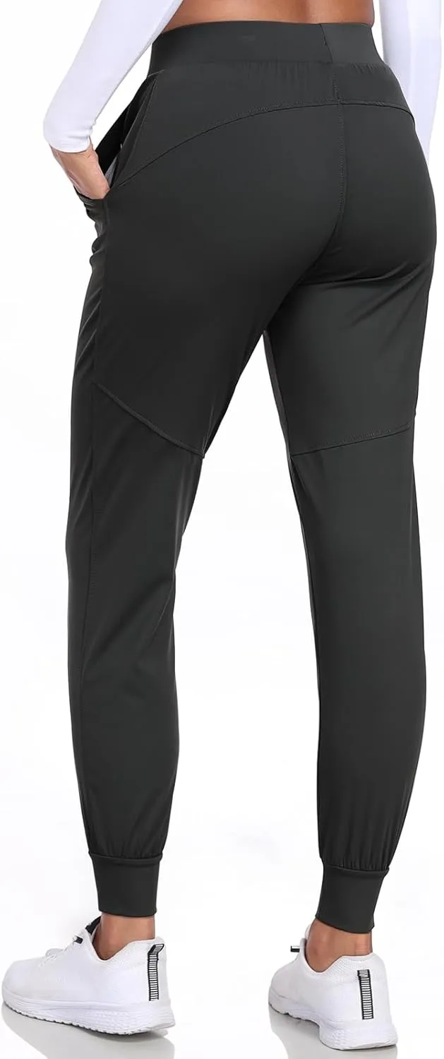 SPOSULEI Womens Joggers 27''/29''/31'' Stretch Lightweight Athletic Lounge Sweatpants Tapered Running Travel Pants