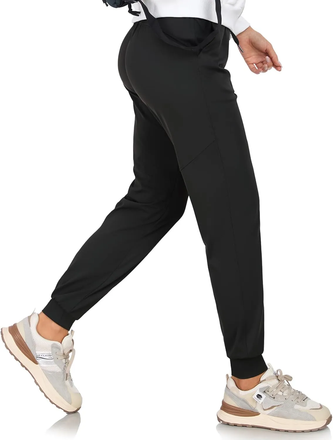 SPOSULEI Womens Joggers 27''/29''/31'' Stretch Lightweight Athletic Lounge Sweatpants Tapered Running Travel Pants