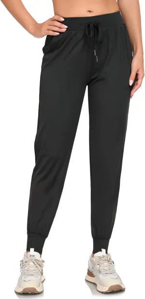 SPOSULEI Womens Joggers 27''/29''/31'' Stretch Lightweight Athletic Lounge Sweatpants Tapered Running Travel Pants