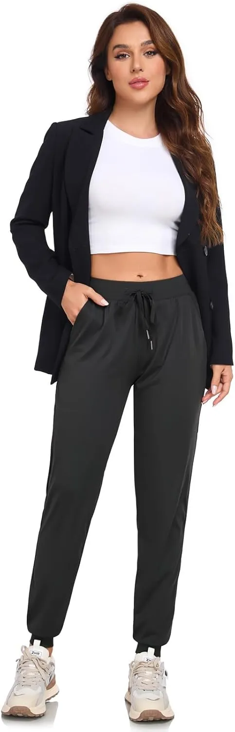 SPOSULEI Womens Joggers 27''/29''/31'' Stretch Lightweight Athletic Lounge Sweatpants Tapered Running Travel Pants