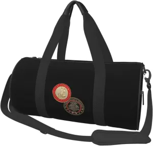 St Florian Patron Saint of Firefighters with Hero's Travel Luggage Duffel Bag Sports Rolling Foldable Duffel Bag