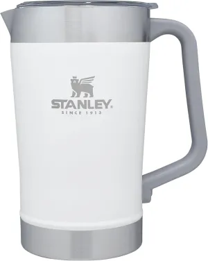 Stanley Stay-Chill Pitcher 64 oz | Cold Water, Beer, and Drink Pitcher with Lid | Large Capacity Durable Beverage Container with Handle | Insulated Stainless Steel | BPA-Free