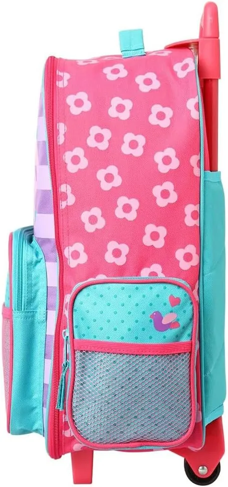 Stephen Joseph Kids Luggage - Personalized Carry On Luggage - Princess Travel Bag - Rolling Bag with Custom Name