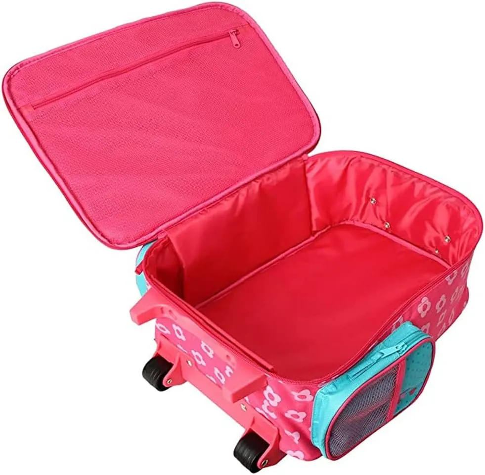 Stephen Joseph Kids Luggage - Personalized Carry On Luggage - Princess Travel Bag - Rolling Bag with Custom Name
