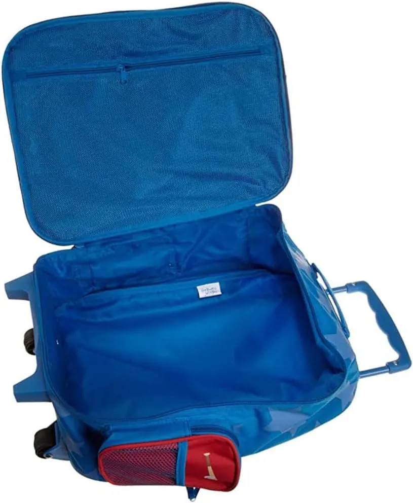 Stephen Joseph Kids Luggage - Personalized Carry On Luggage - Sports Ball Travel Bag - Rolling Bag with Custom Name