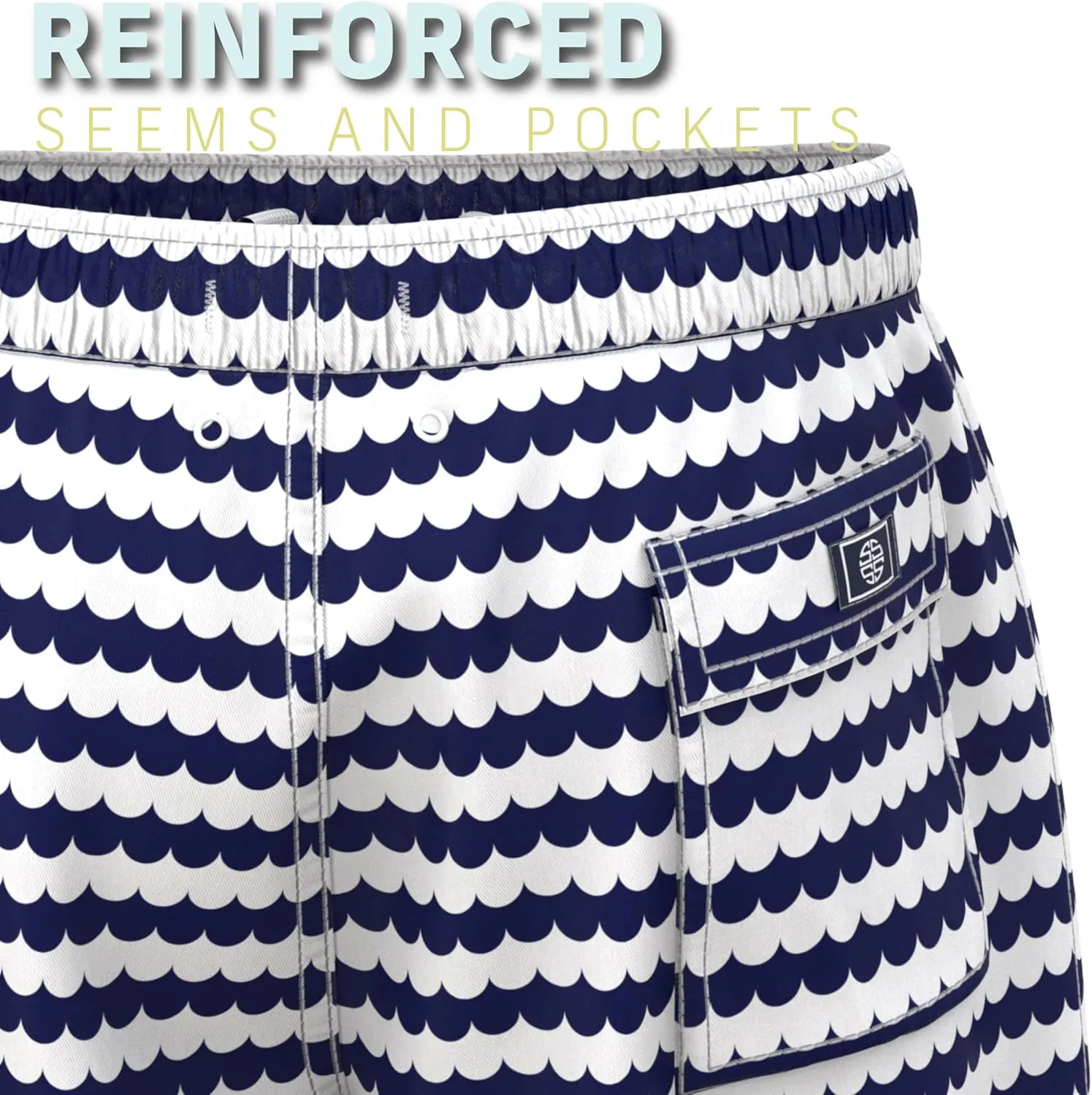 Stivali Father Son Matching Swim Trunks - Modern Swimming Trunk Set - Daddy Son Bathing Suits