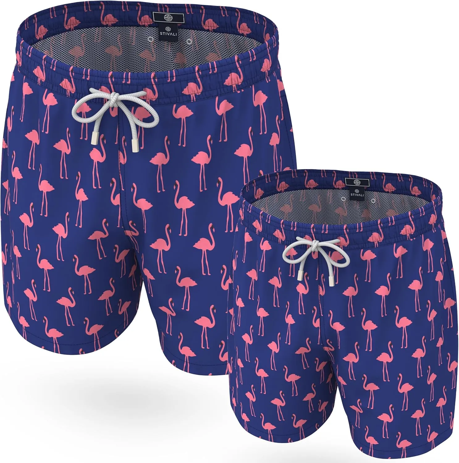 Stivali Father Son Matching Swim Trunks - Modern Swimming Trunk Set - Daddy Son Bathing Suits
