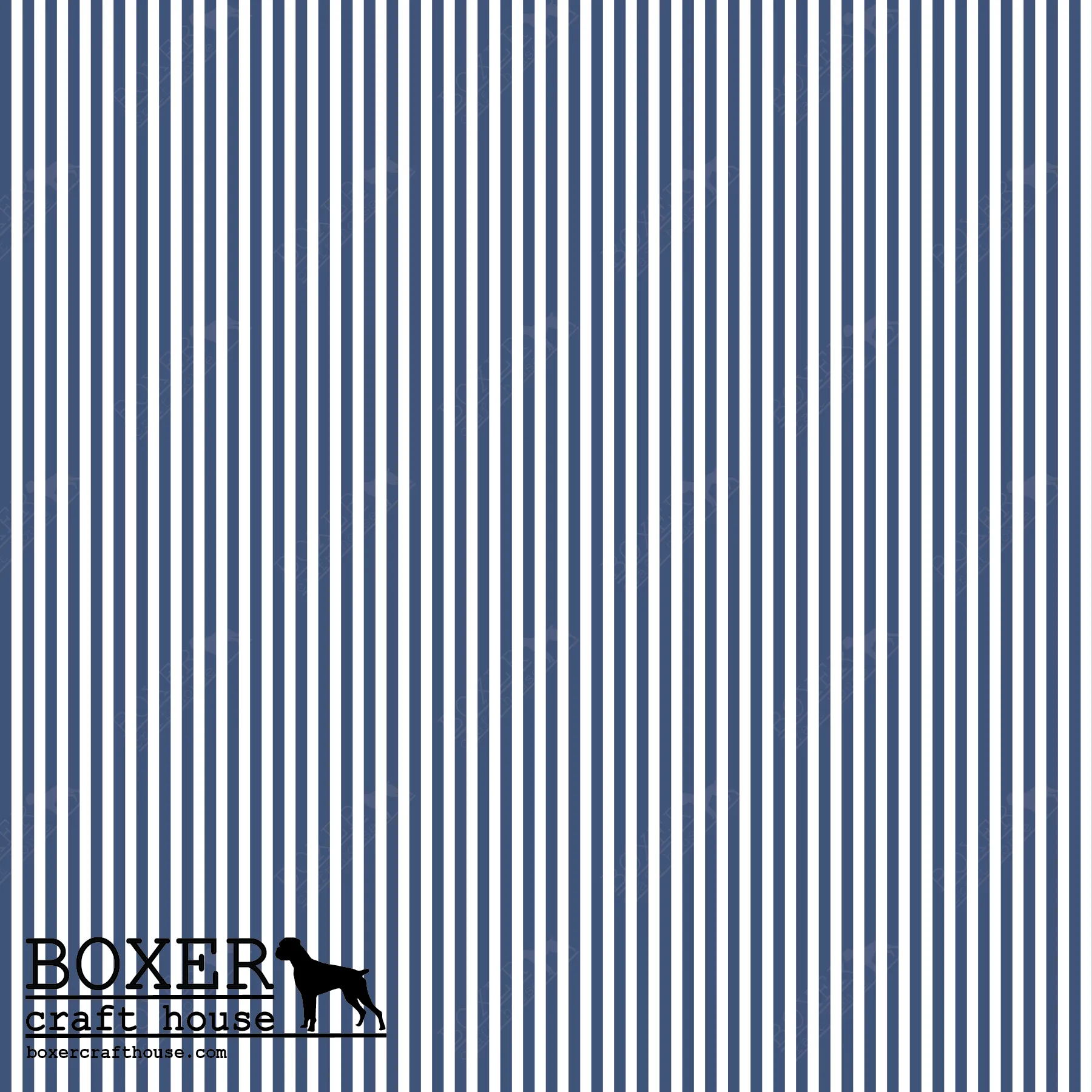 Stripes 1/6" - True Navy