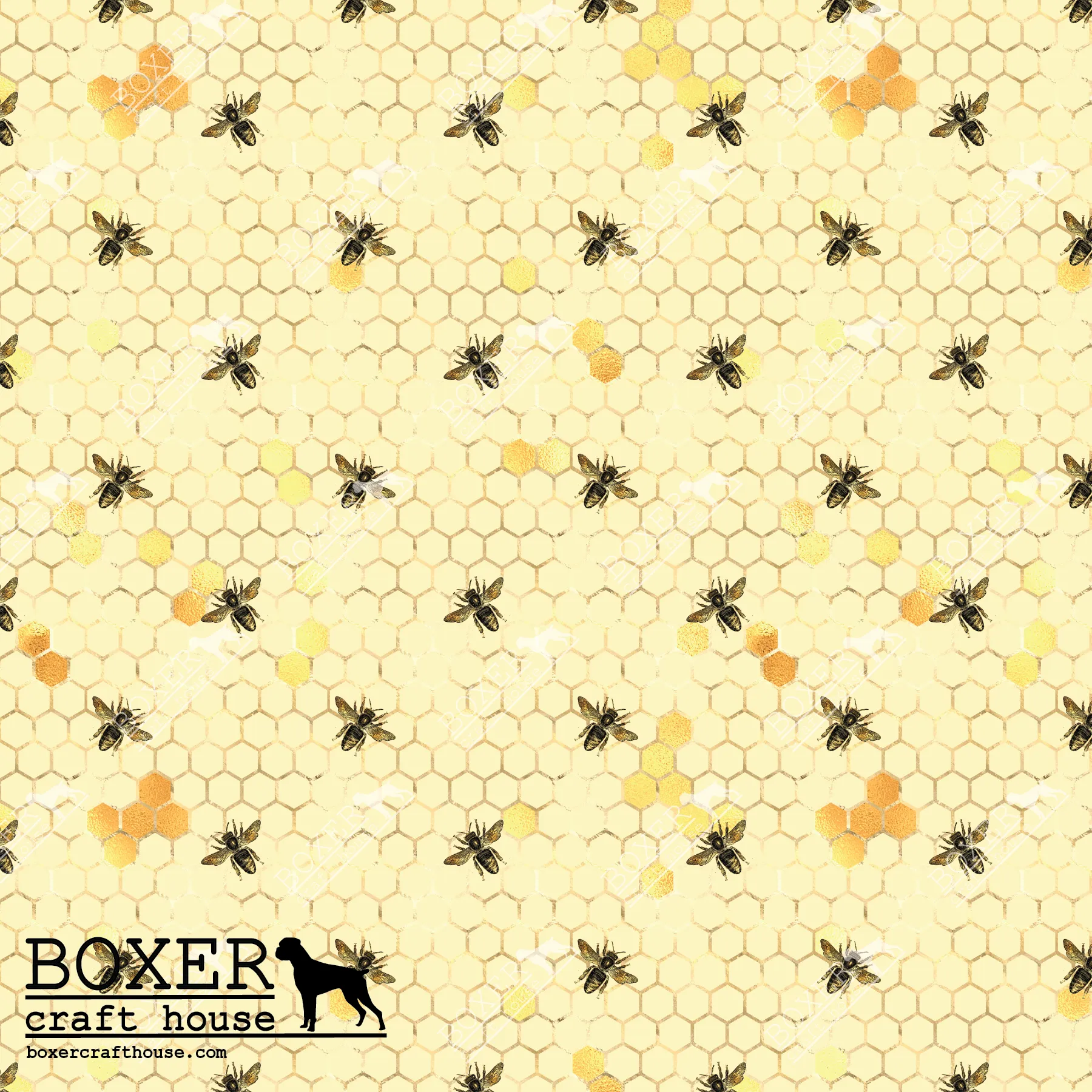 Sunflower Bees Cream Hive