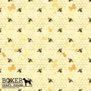 Sunflower Bees Cream Hive
