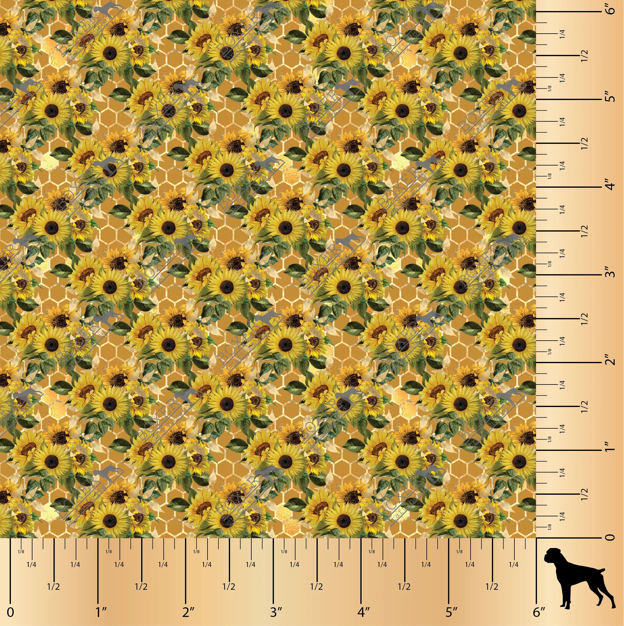 Sunflower Bees Gold