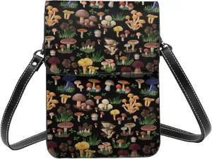 Sunflower Cow American Flag Cell Phone Purse Small Crossbody Bags For Women Men Wallet Purses With Adjustable Strap