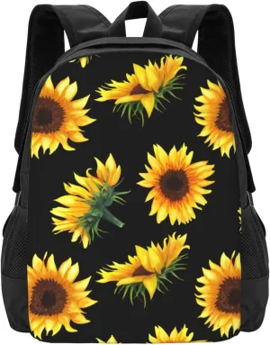 Sunflower Lightweight Packable Backpack Travel Casual Large Capacity Daypack Foldable Backpack For Men Women
