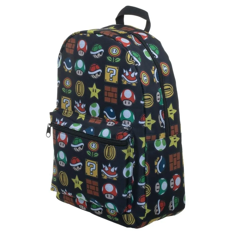 Super Mario All Over Print Sublimated Backpack