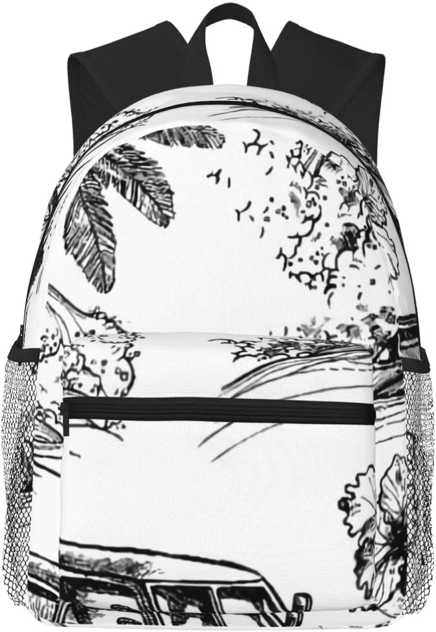 Surf Stall Lightweight Packable Backpack Travel Casual Hiking Daypack Foldable Backpack For Men Women
