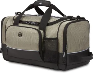 SwissGear Apex Duffle Bag for Travel and Gym with Bungee-Cord System