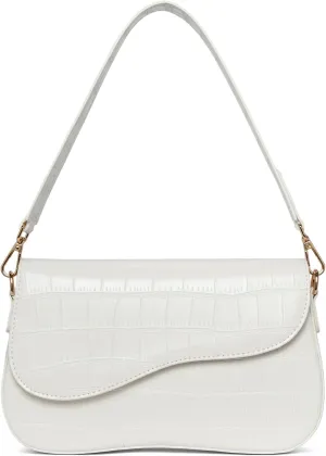 Telena Shoulder Bag for Women Vegan Leather Women's Shoulder Purses Handbags with 2 Removable Strap Crossbody Bag Purses