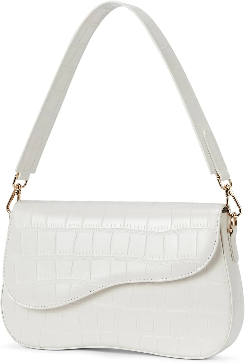 Telena Shoulder Bag for Women Vegan Leather Women's Shoulder Purses Handbags with 2 Removable Strap Crossbody Bag Purses