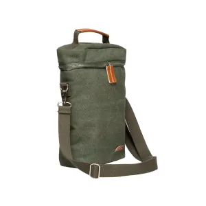 Tempa | Kayce | Olive Green Insulated Double Wine Bag