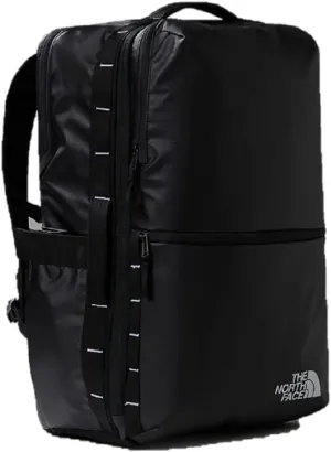 THE NORTH FACE Backpack Base Camp Voyager Travel Pack black/white 35 Litres, Black, Rolltop Backpack