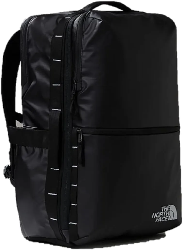 THE NORTH FACE Backpack Base Camp Voyager Travel Pack black/white 35 Litres, Black, Rolltop Backpack